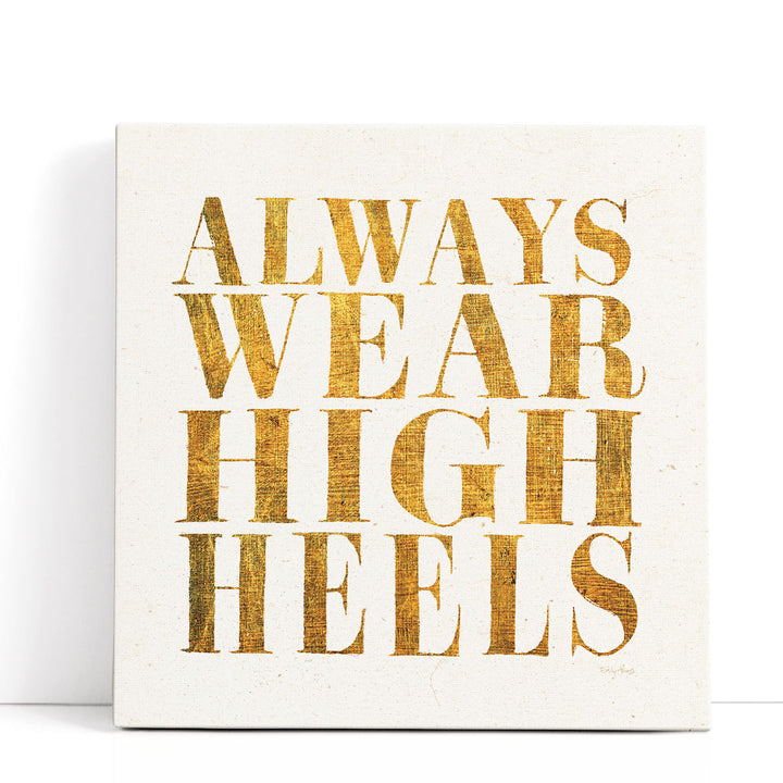 Shoe Festish Quotes II - Canvas Print Wall Art