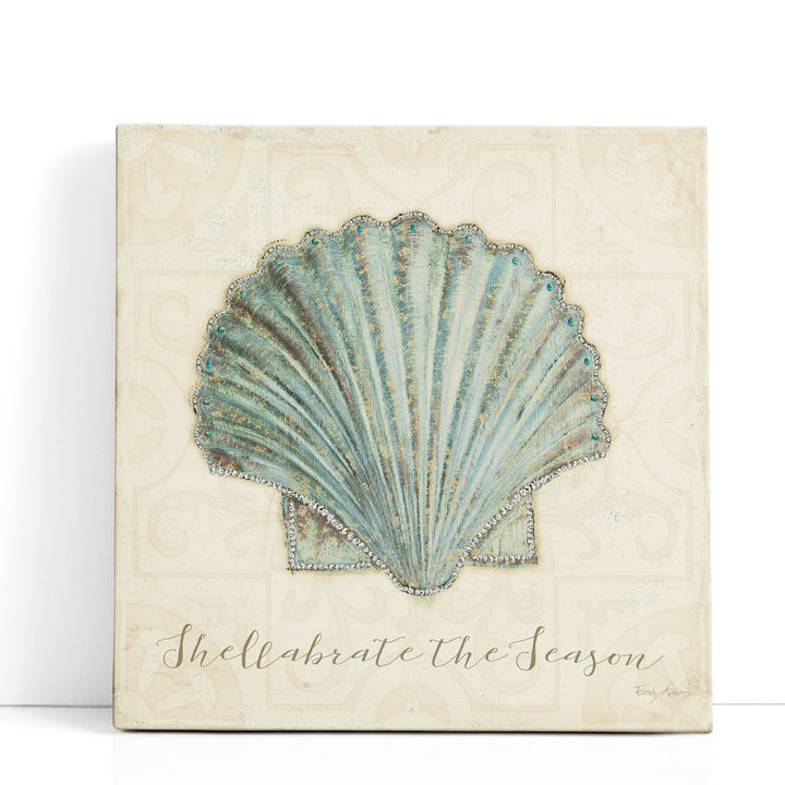 Beach Treasures I Christmas - Canvas Print Wall Art