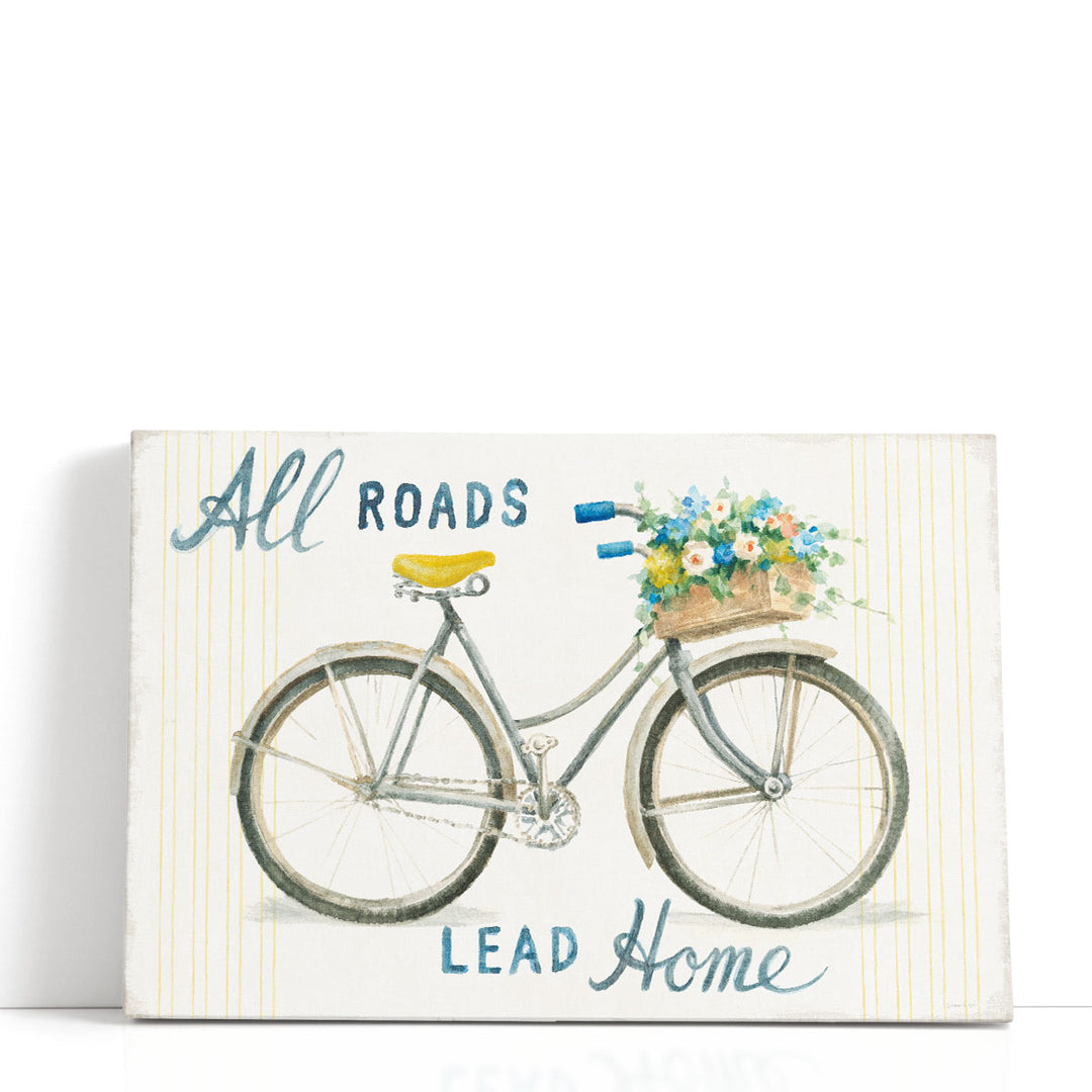 Floursack Home I - Canvas Print Wall Art