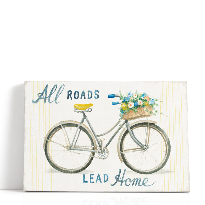 Floursack Home I - Canvas Print Wall Art
