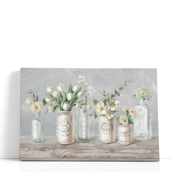 Marmalade Flowers I - Canvas Print Wall Art