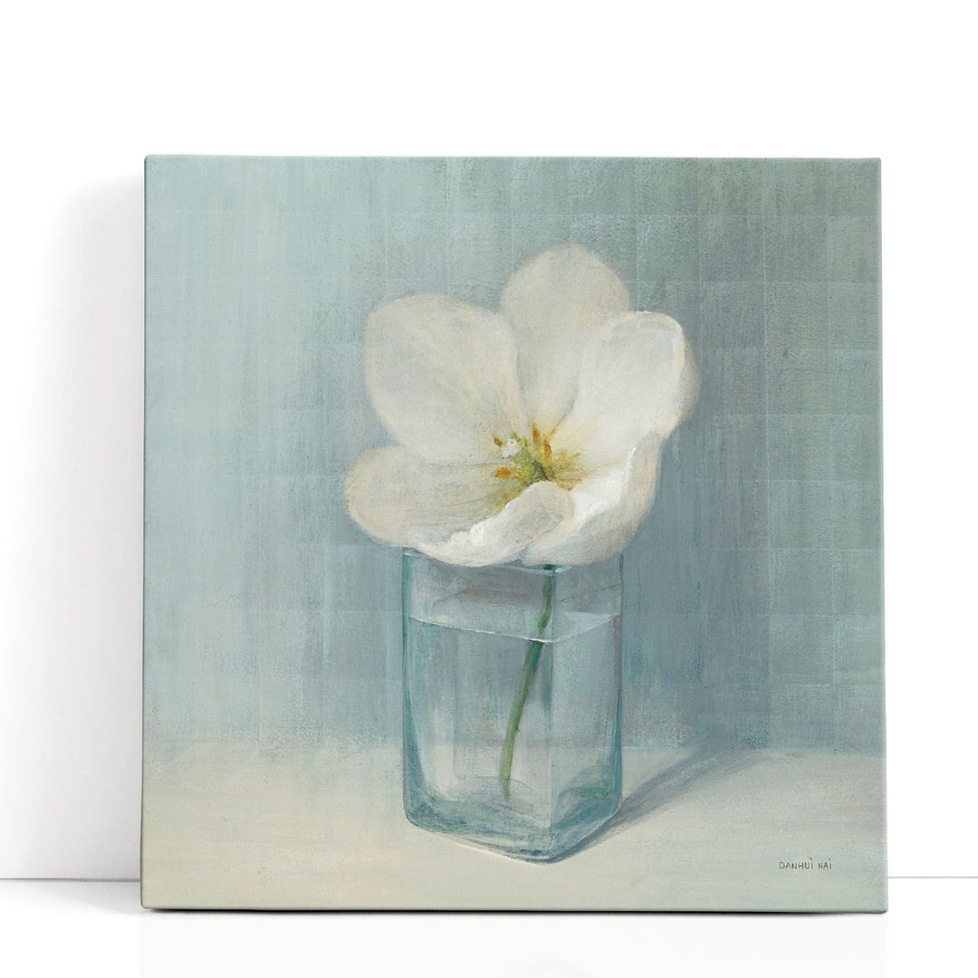 Neutral botanical wall art with delicate fern