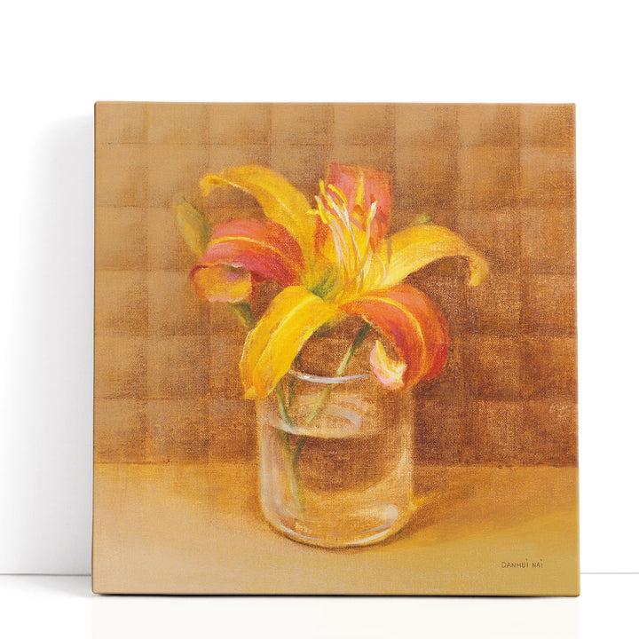 Lily in Glass - Canvas Print Wall Art