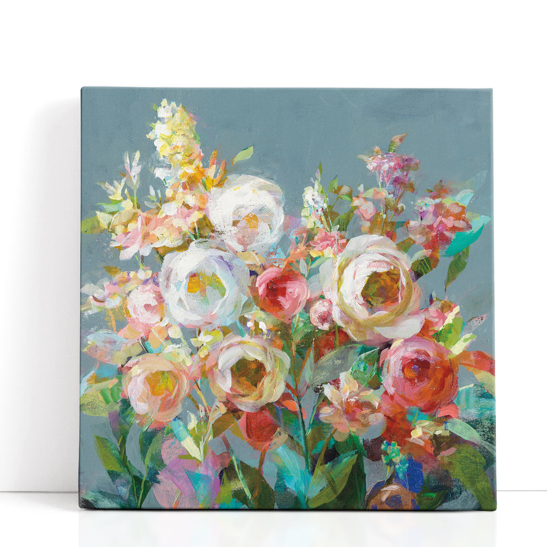 Joy of the Garden Square I - Canvas Print Wall Art