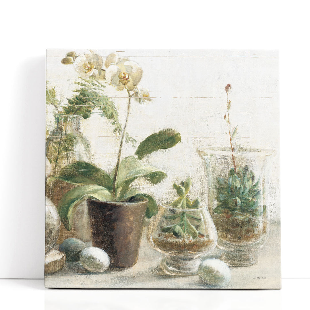 Neutral Succulent Still Life Wall Art greenery