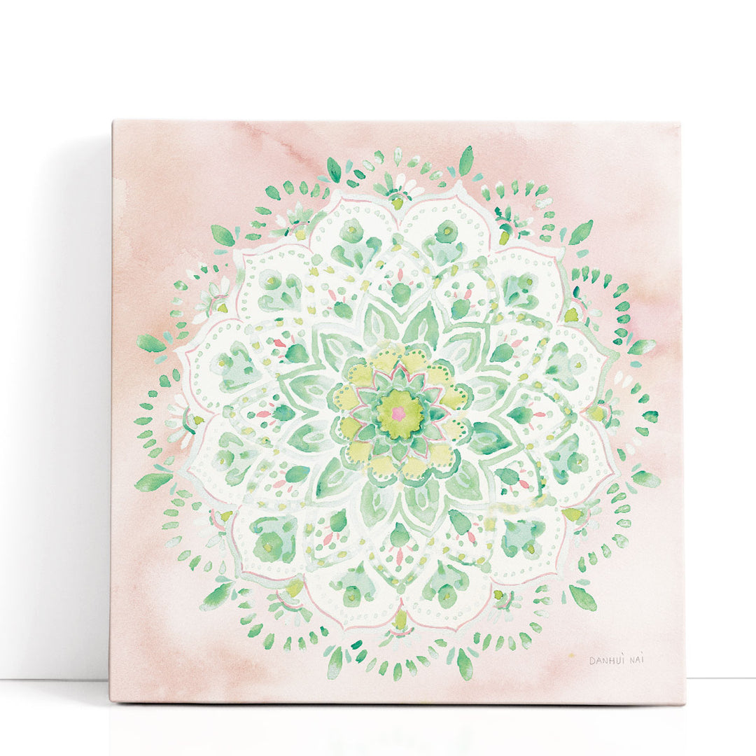 Jaipur V Blush - Canvas Print Wall Art