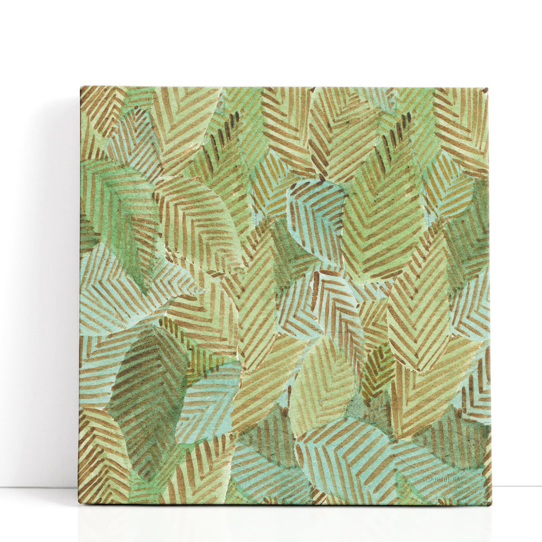 Wake Me Up Coffee Pattern III - Canvas Print Wall Art