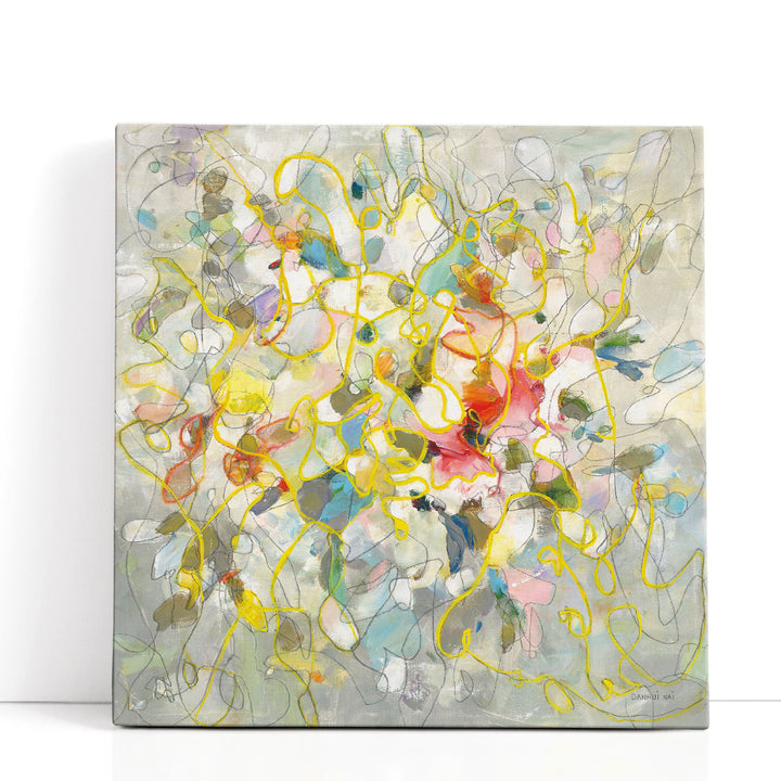 Neutral Abstract Wall Decor – soft lines and warm neutral tones