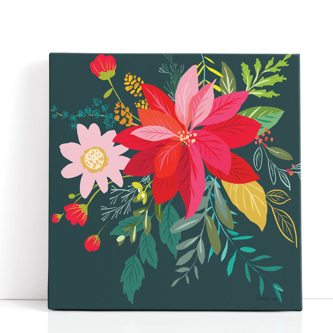 Graphic Christmas I - Canvas Print Wall Art