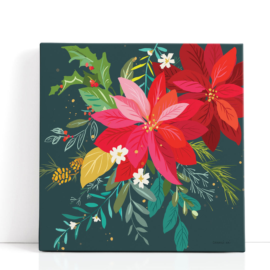 Graphic Christmas II - Canvas Print Wall Art