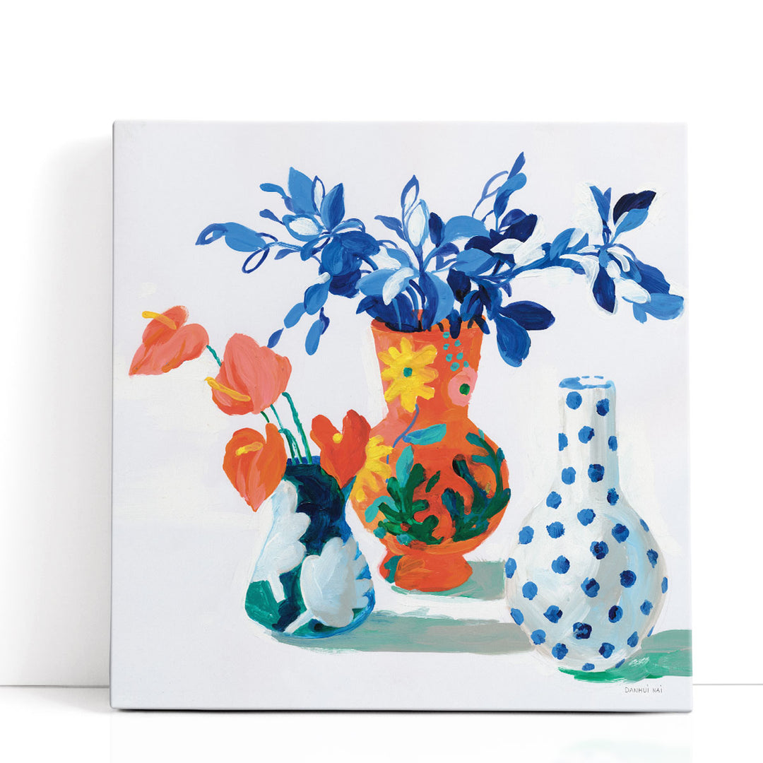 Bungalow Vases - Canvas Print Wall Art