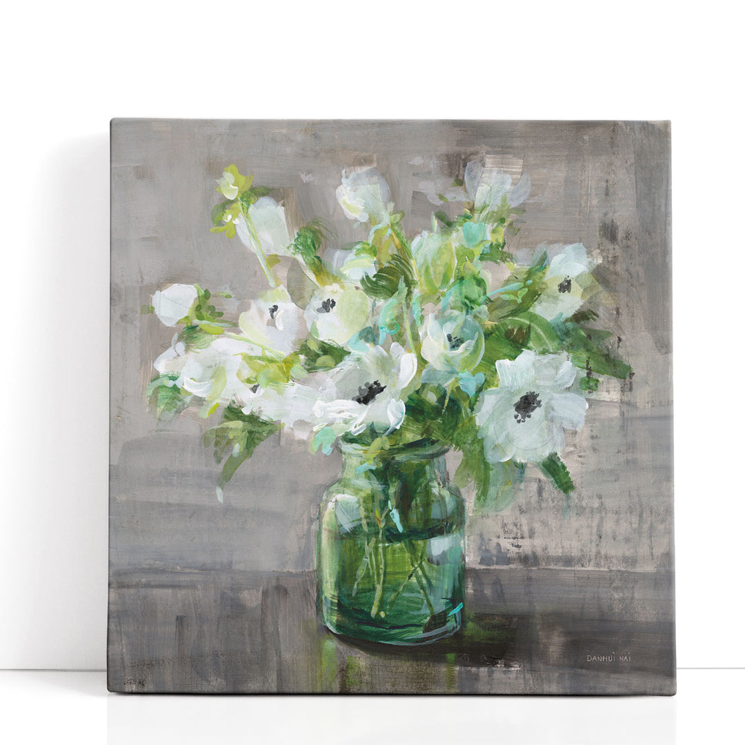Fresh Anemones - Canvas Print Wall Art