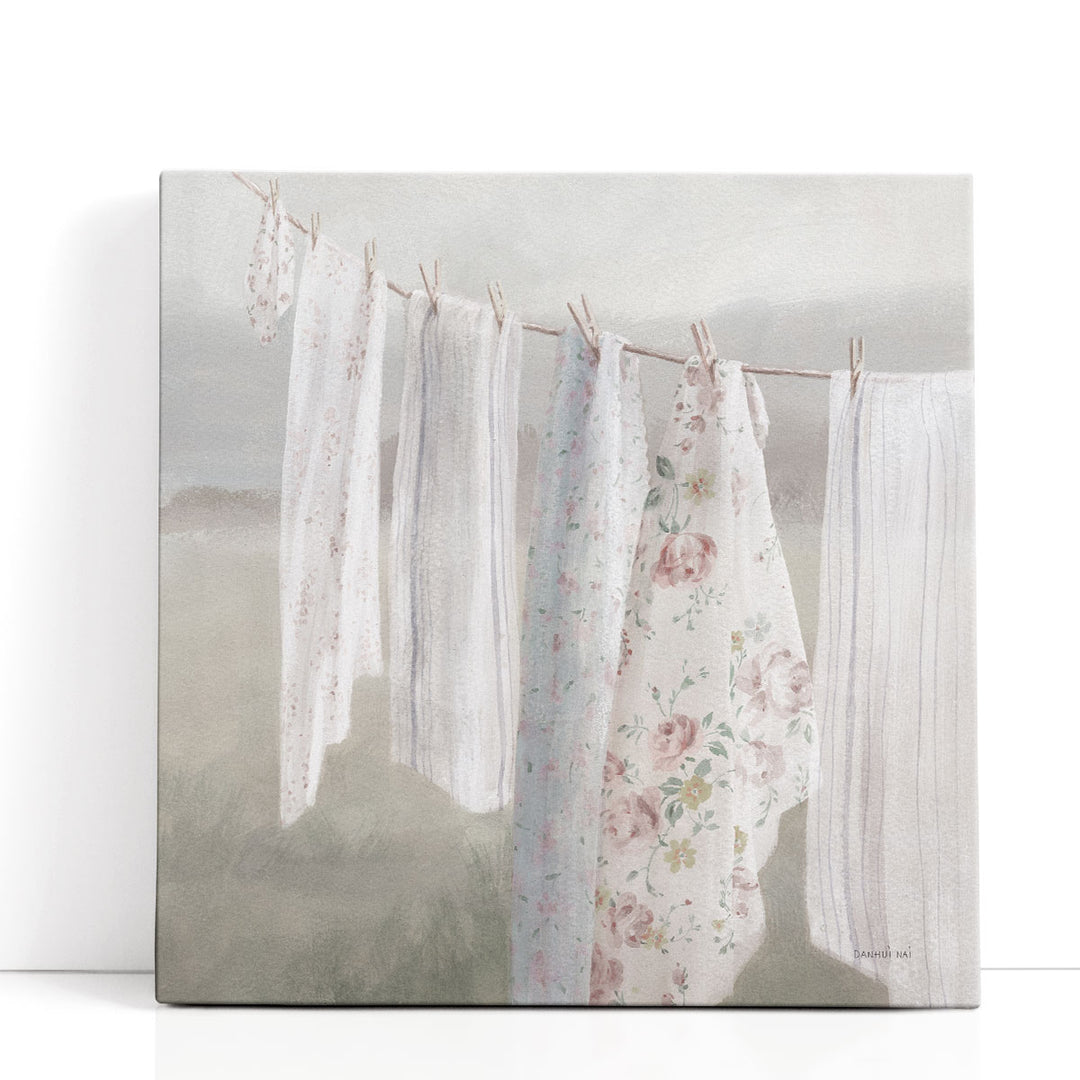 Laundry Day I Neutral - Canvas Print Wall Art