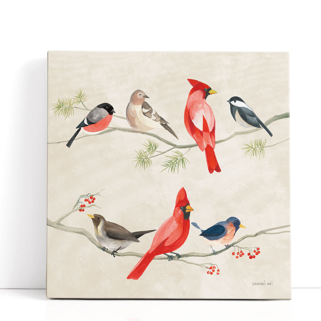 Festive Friends I - Canvas Print Wall Art