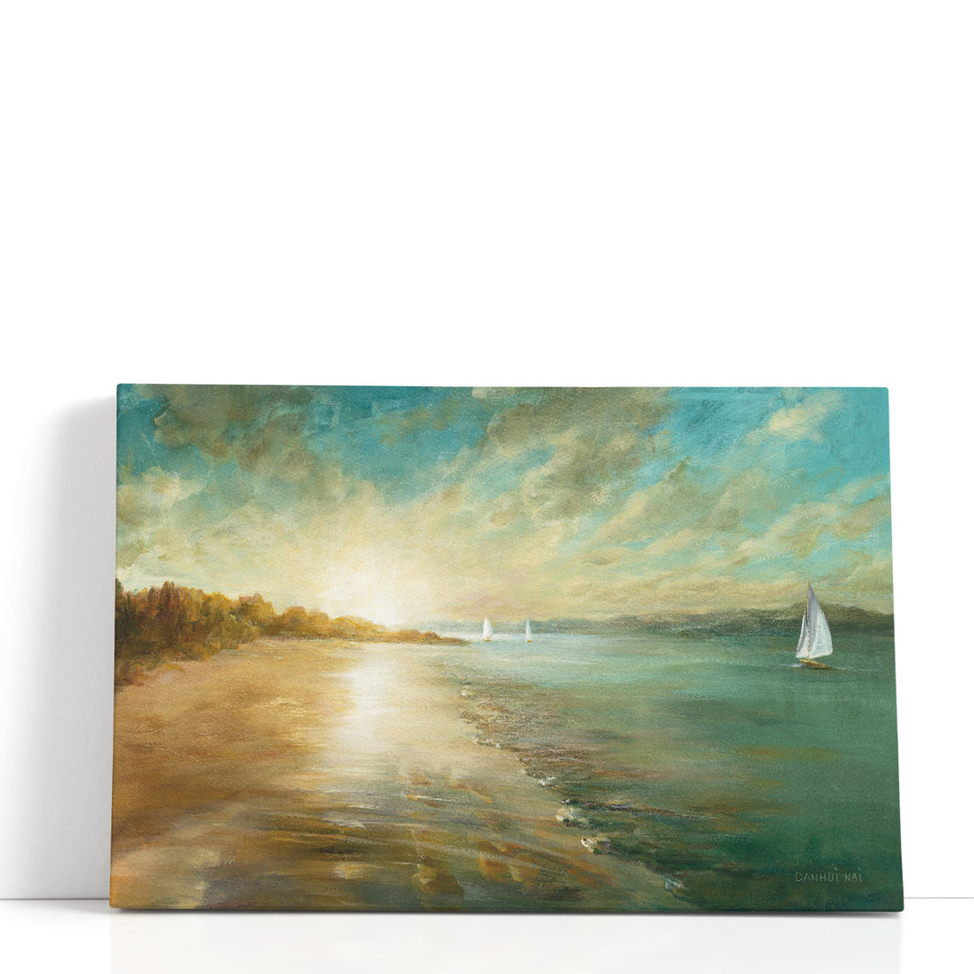 Coastal Glow - Canvas Print Wall Art