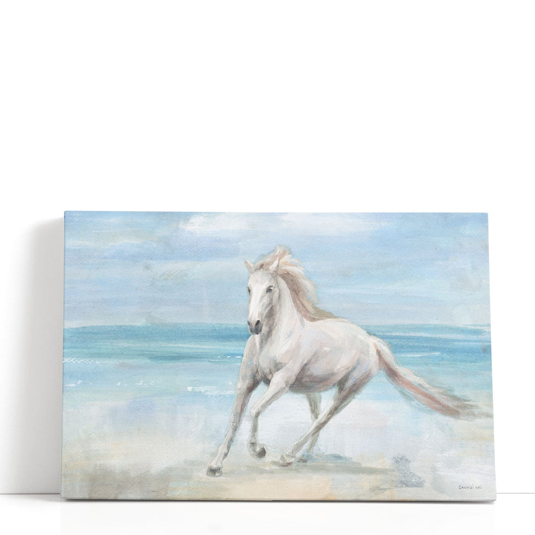 Gallop on the Beach - Canvas Print Wall Art