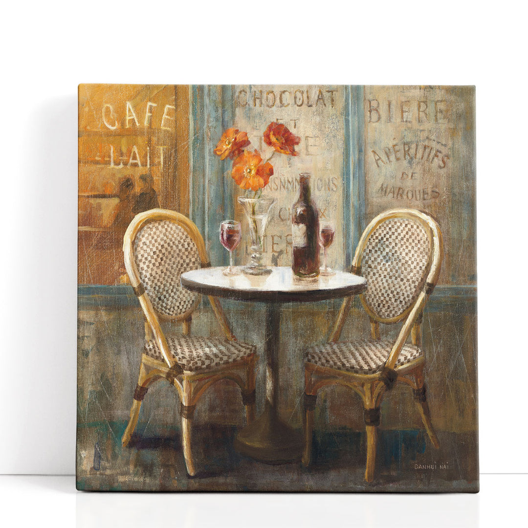 Meet Me at Le Cafe I - Canvas Print Wall Art
