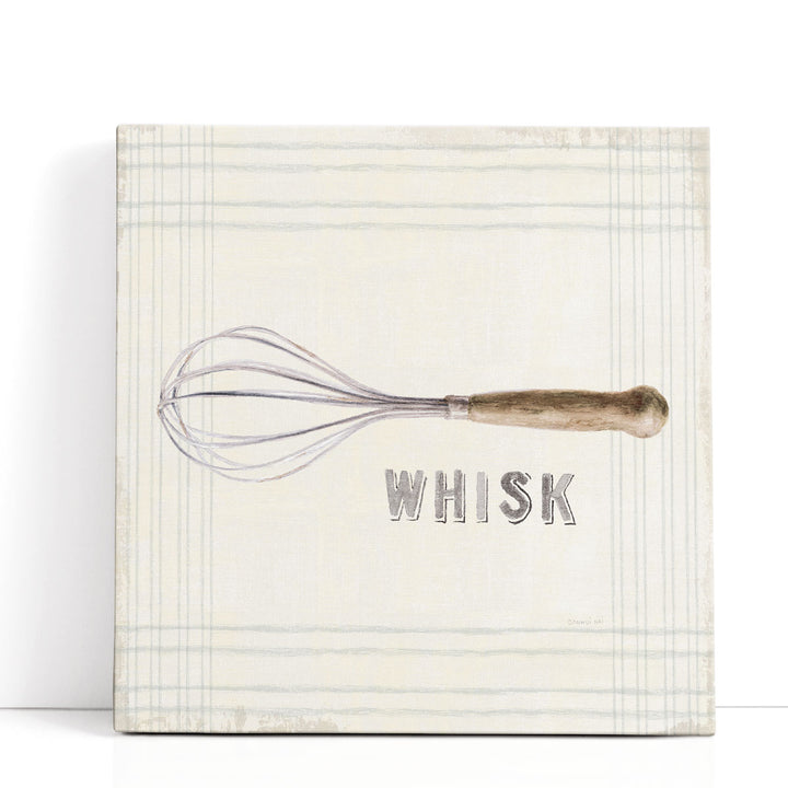 Cookware Kitchen Prints – whisk silhouette artwork