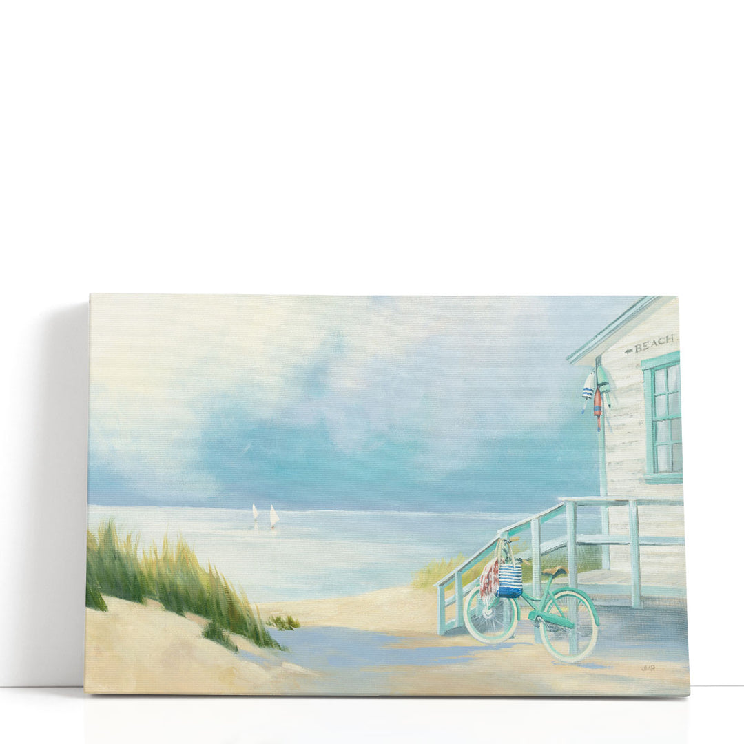 Morning Ride to the Beach - Canvas Print Wall Art
