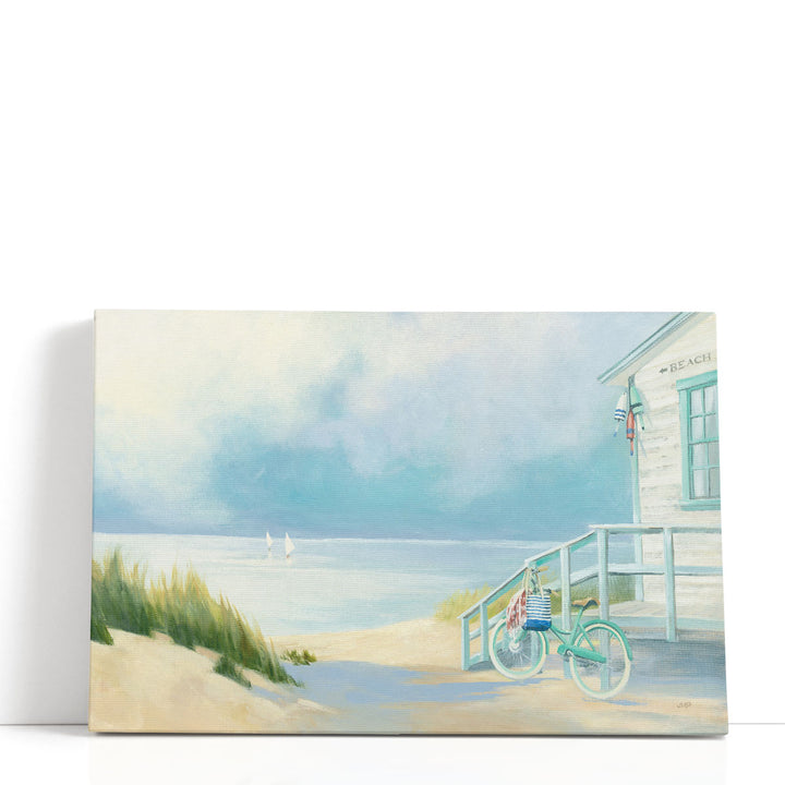 Morning Ride to the Beach - Canvas Print Wall Art