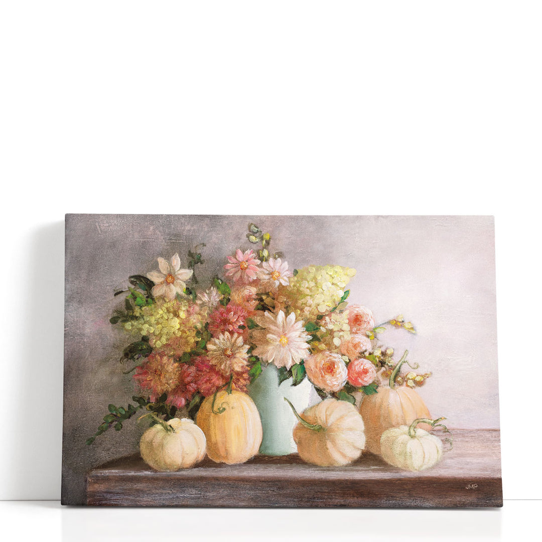floral wall decor – soft pinks and neutrals