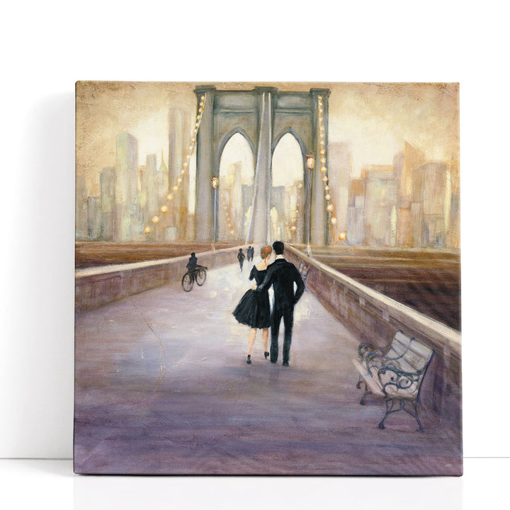 Bridge to NY - Canvas Print Wall Art