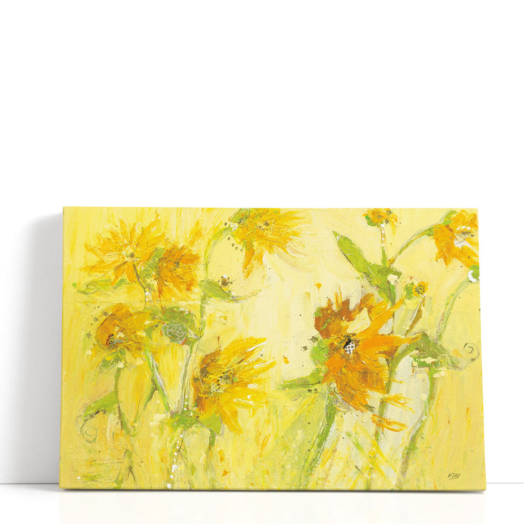 Your Sweet Orange Flowers - Canvas Print Wall Art