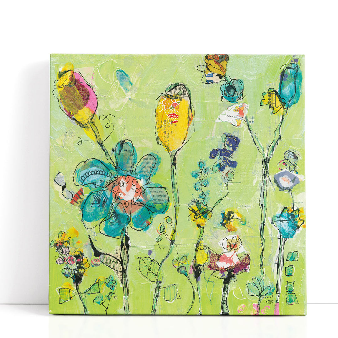 Doodle Garden - Canvas Print Wall Art