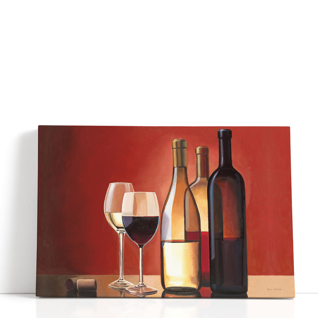 Wine Trio - Canvas Print Wall Art