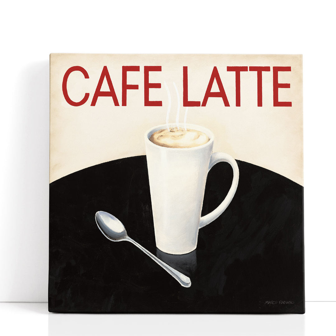 coffee art print – bold espresso cup