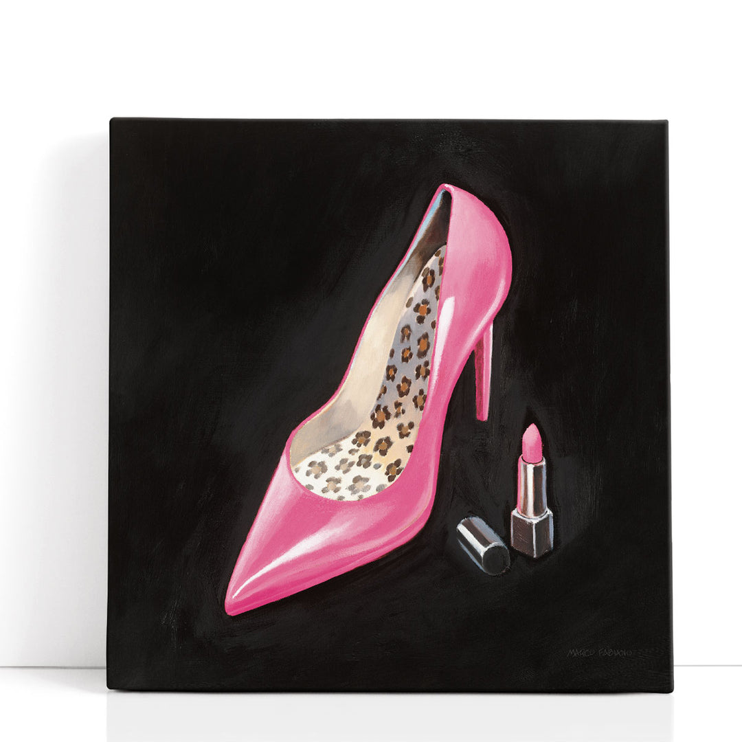 The Pink Shoe II - Canvas Print Wall Art