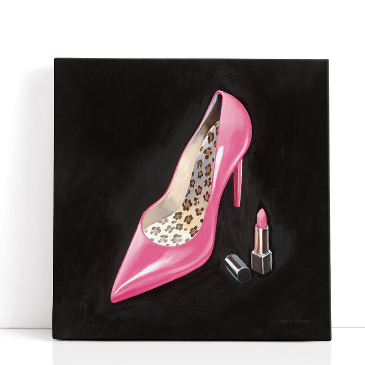 The Pink Shoe II - Canvas Print Wall Art