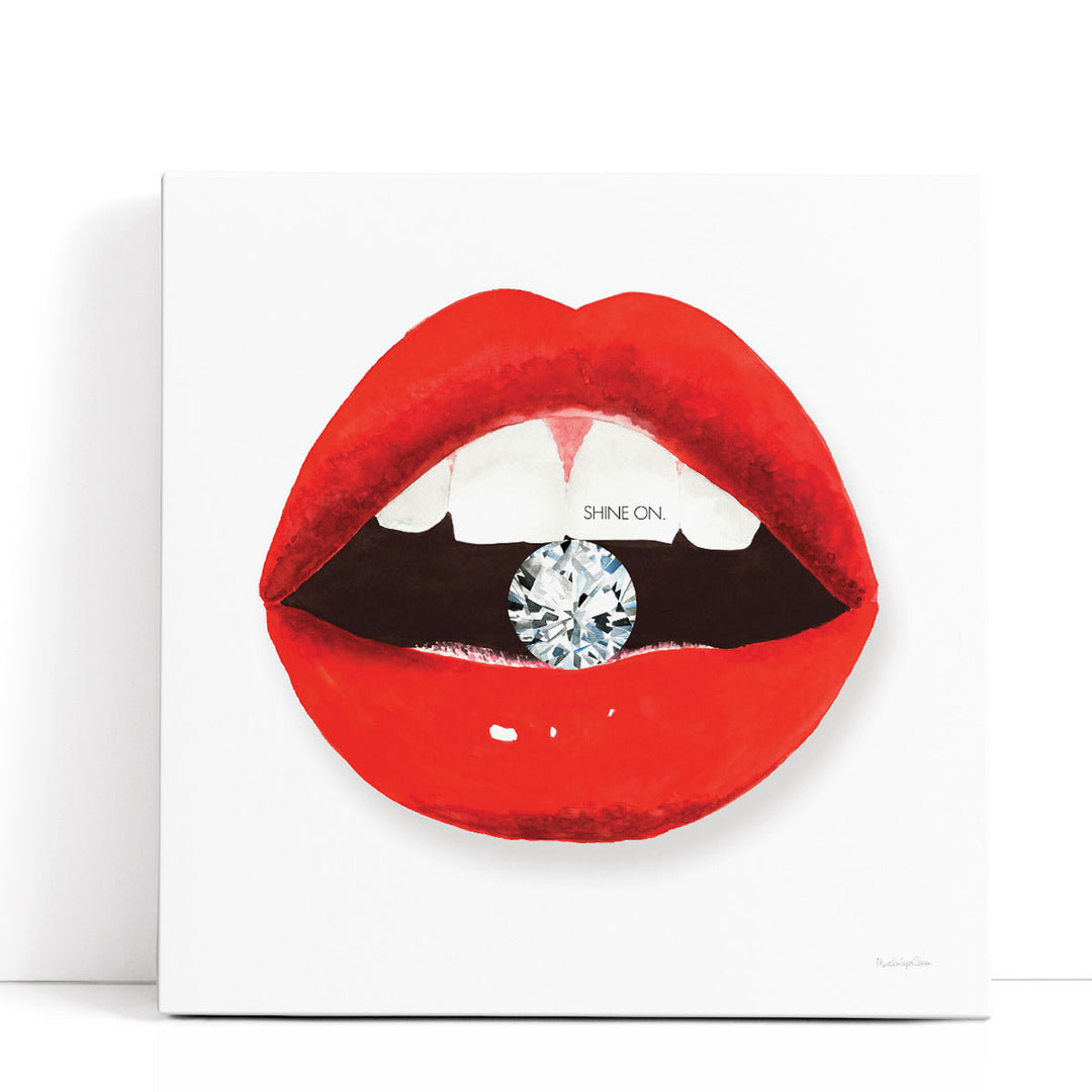 Hot Lips II - Canvas Print Wall Art