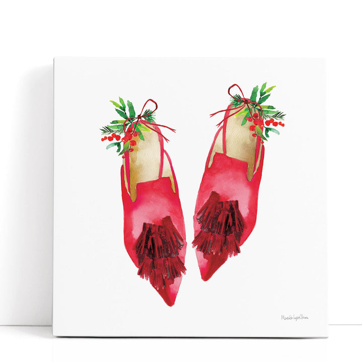 Christmas Eve Mules I - Canvas Print Wall Art