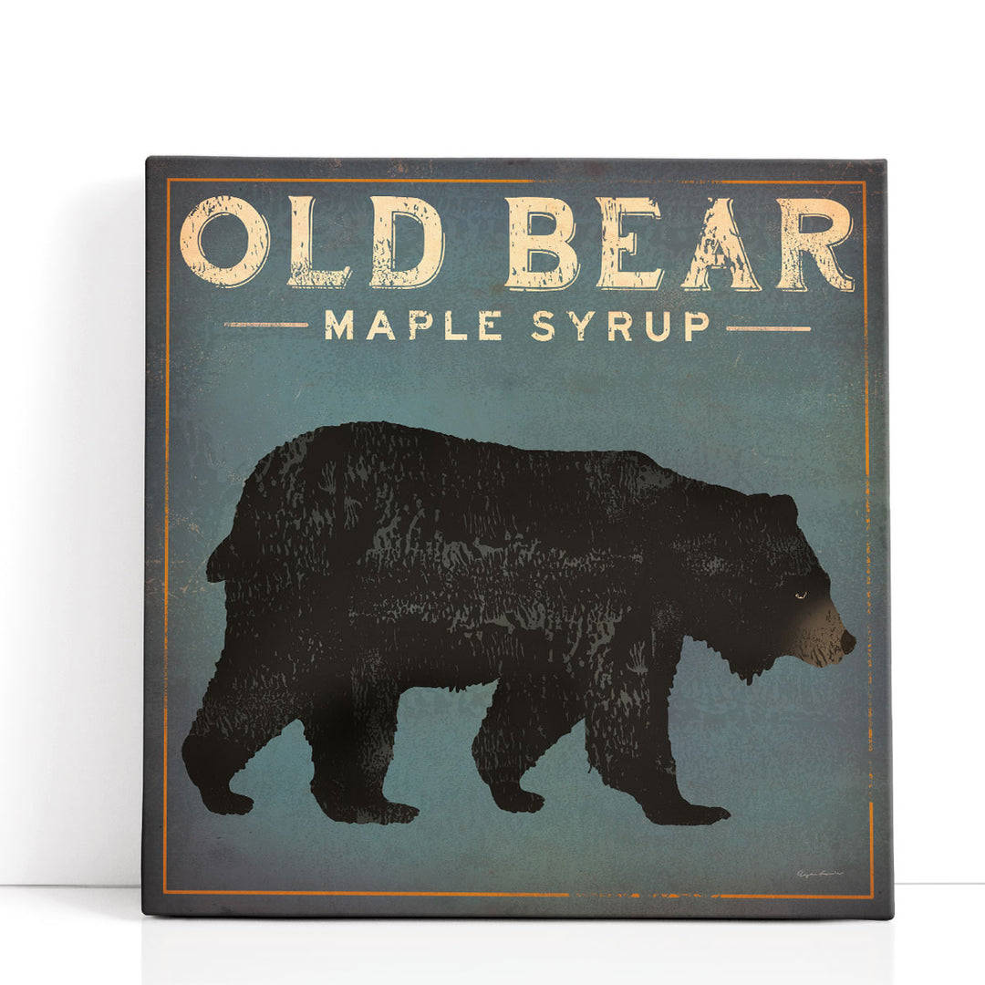 Old Bear - Canvas Print Wall Art
