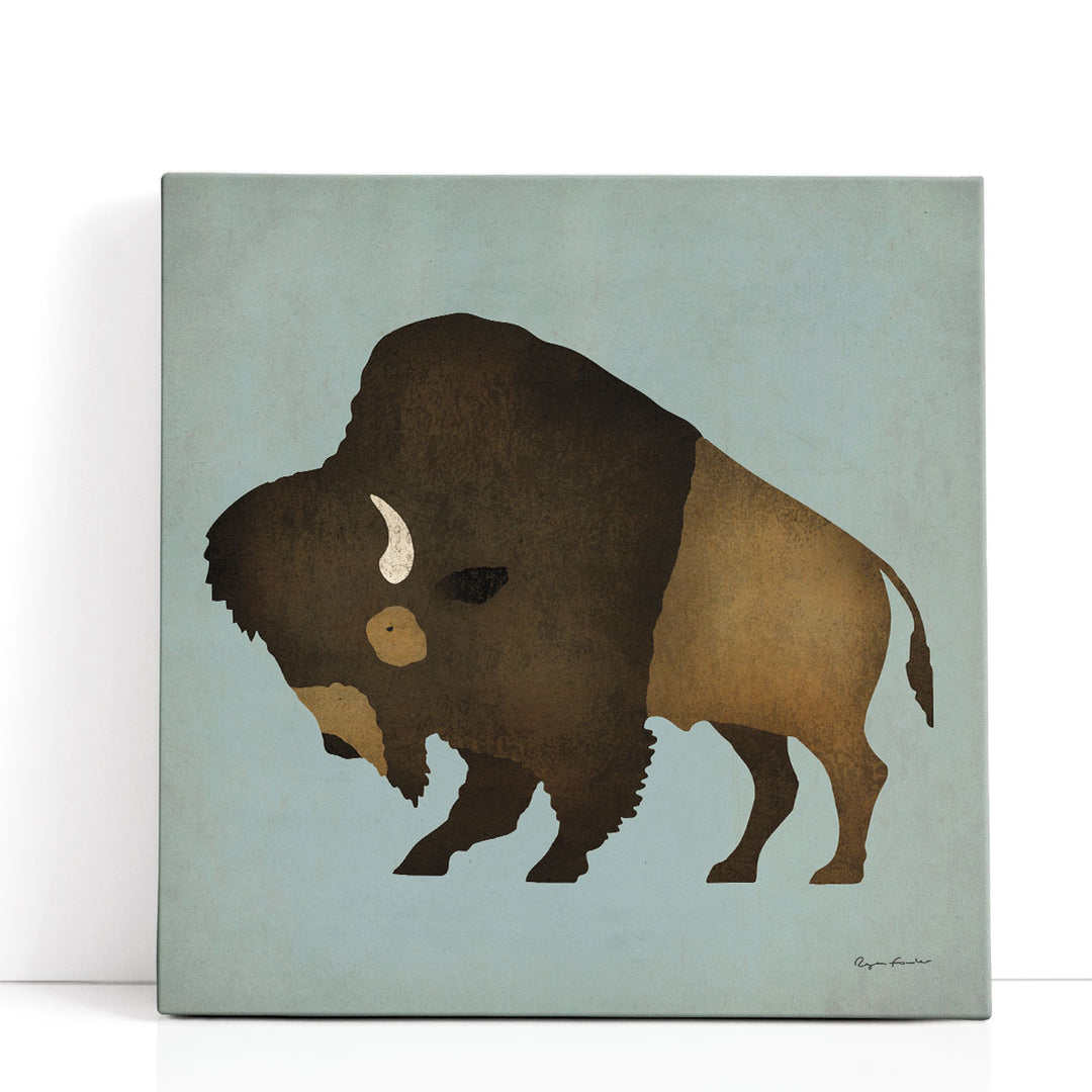 Buffalo Bison I - Canvas Print Wall Art