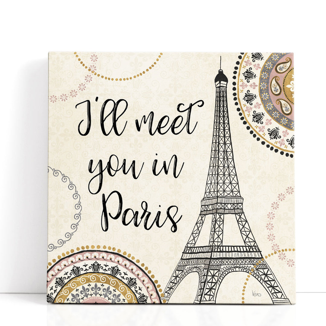 Romance in Paris II - Canvas Print Wall Art