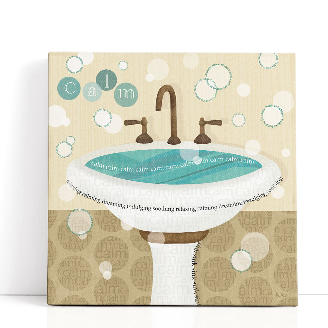 Dancing Bubbles I - Canvas Print Wall Art