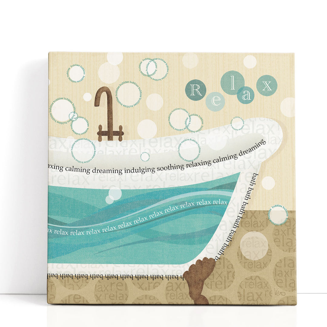 Dancing Bubbles II - Canvas Print Wall Art
