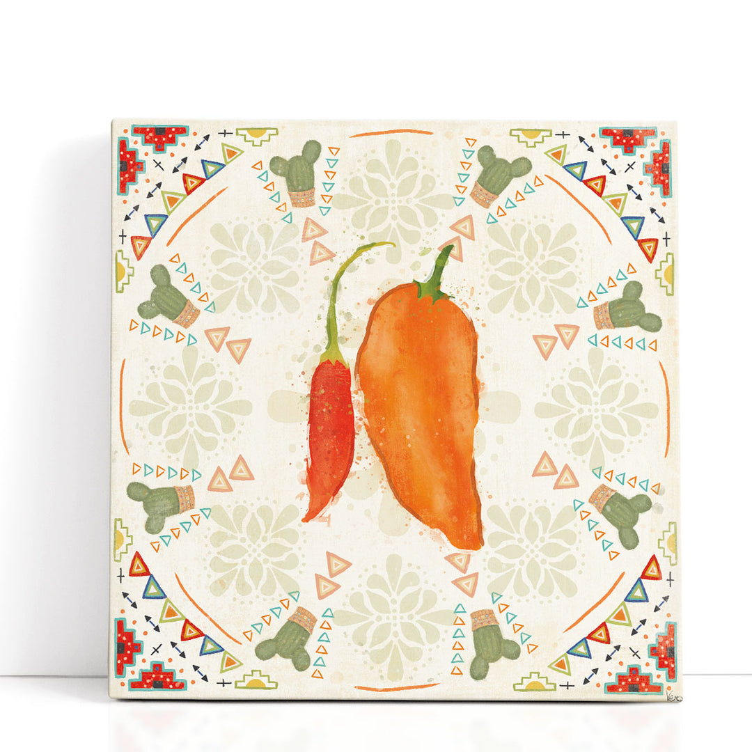 vintage vegetable prints – rustic chili pepper imagery