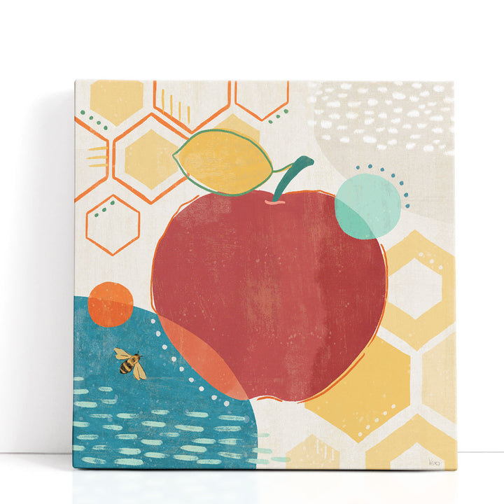 Red Fruit Wall Art modern apple motif