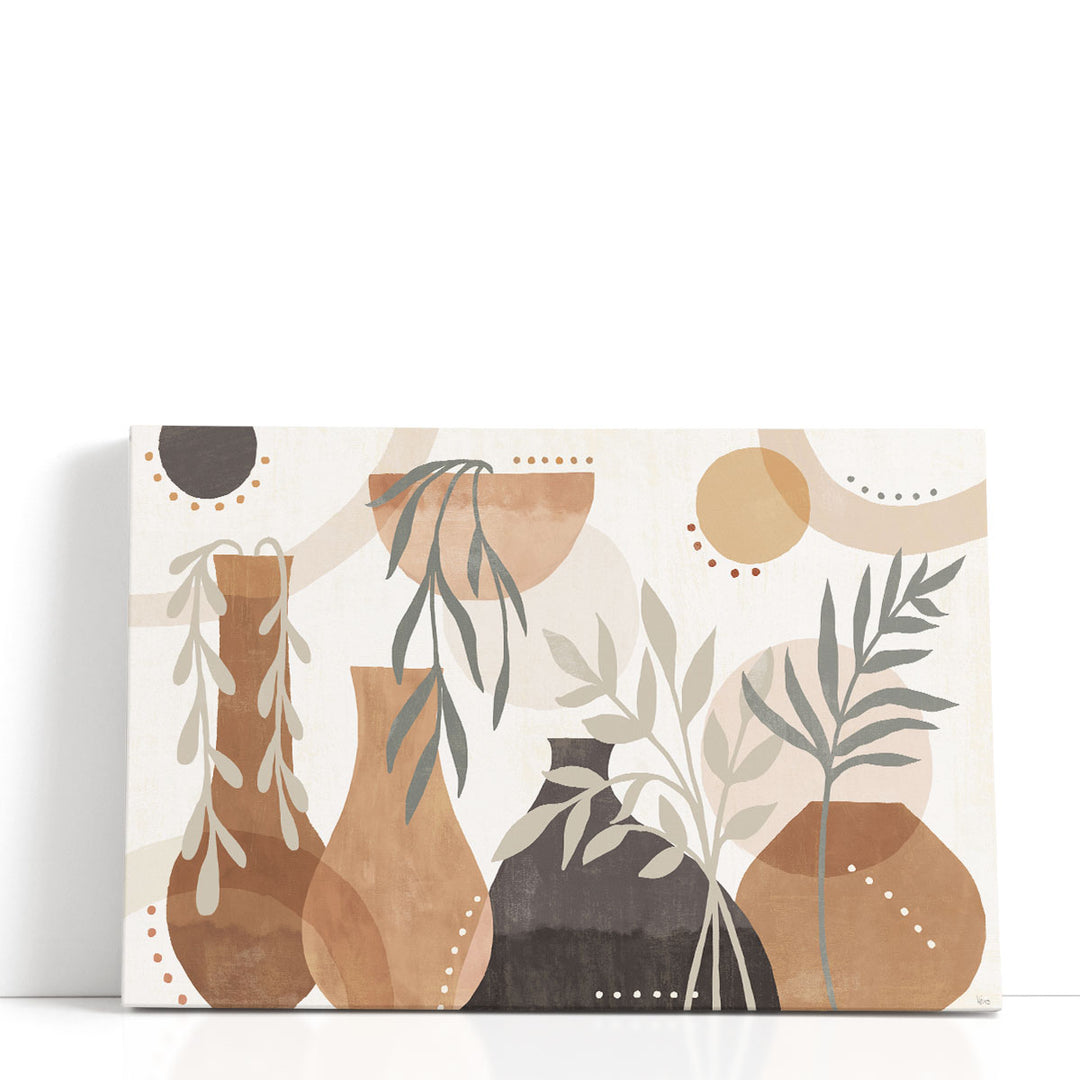framed leaves – modern botanical design