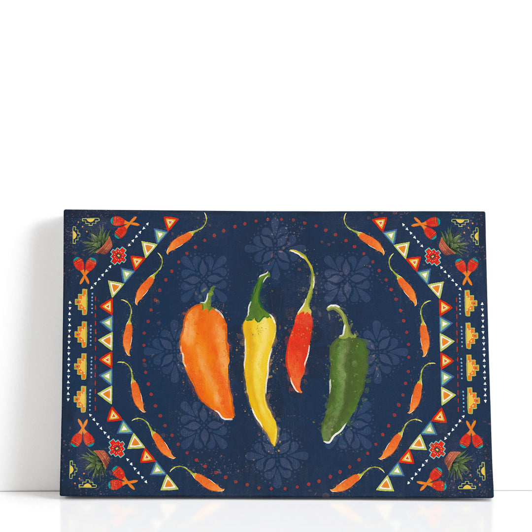 vintage vegetable prints – rustic chilli pepper art