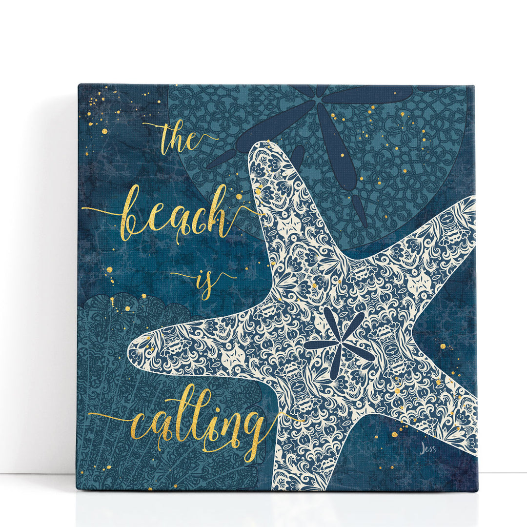 Coastal Lace II - Canvas Print Wall Art