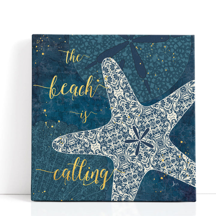 Coastal Lace II - Canvas Print Wall Art