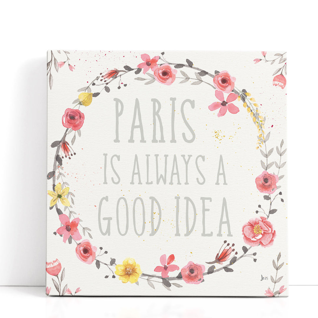 Paris Blooms IV - Canvas Print Wall Art