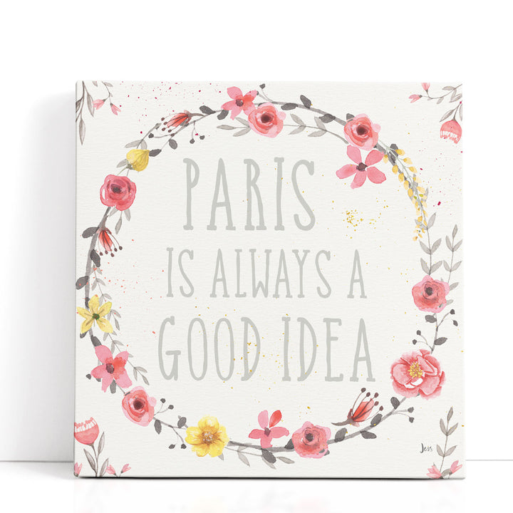 Paris Blooms IV - Canvas Print Wall Art