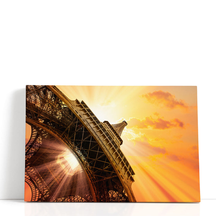 Another Shot of Eiffel Tower Paris, France - Canvas Print Wall Art