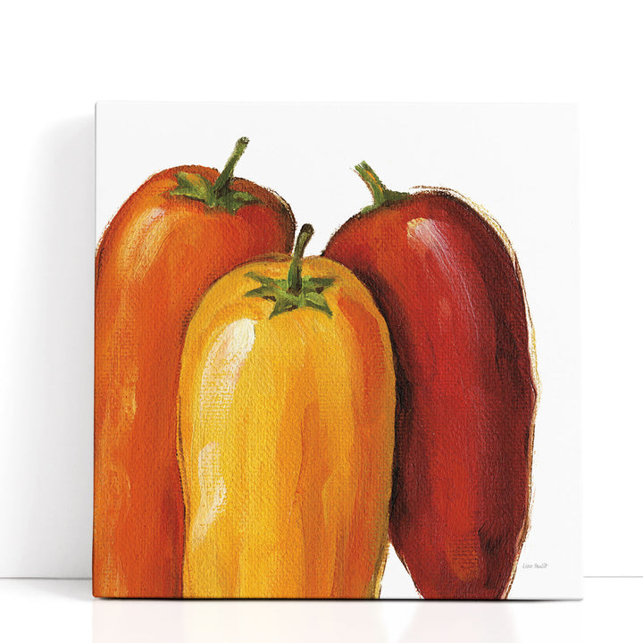Spicy on White - Canvas Print Wall Art