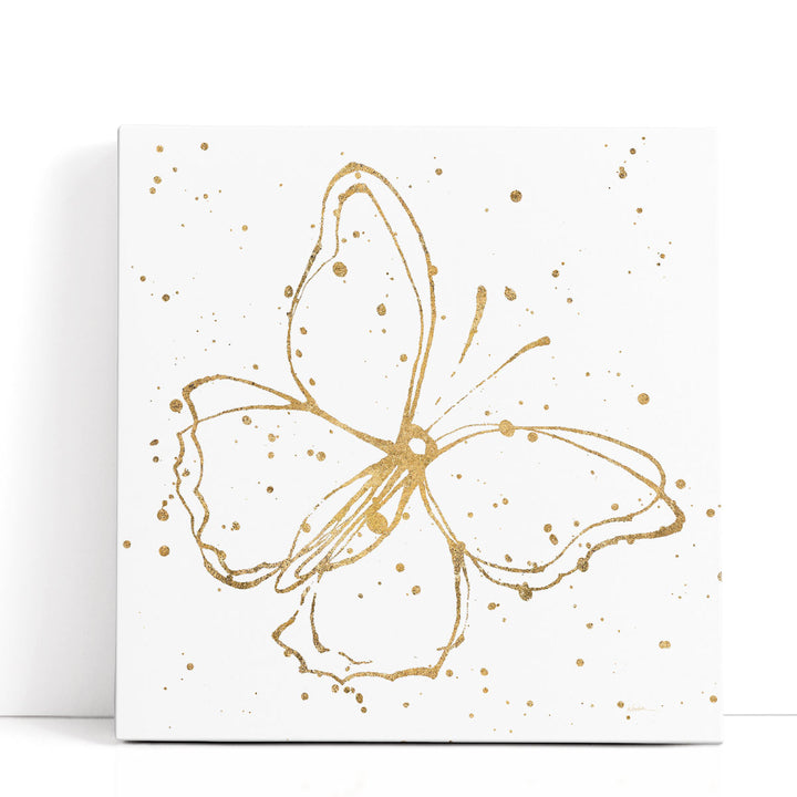 Golden Wings I - Canvas Print Wall Art